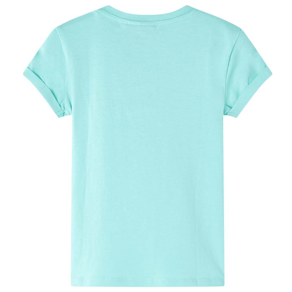 Vidaxl kindershirt 128 lichtmint