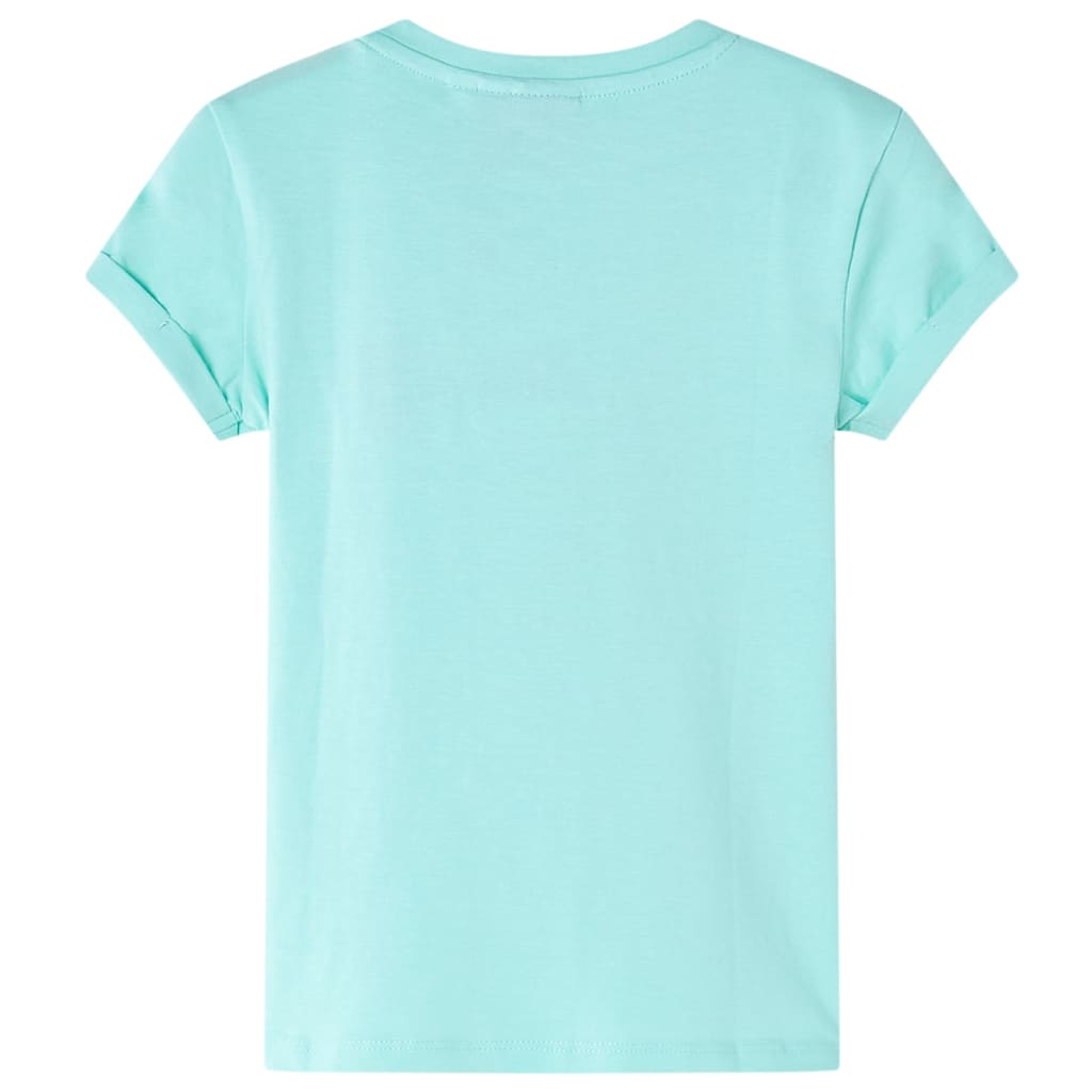 Vidaxl kindershirt 140 lichtmint