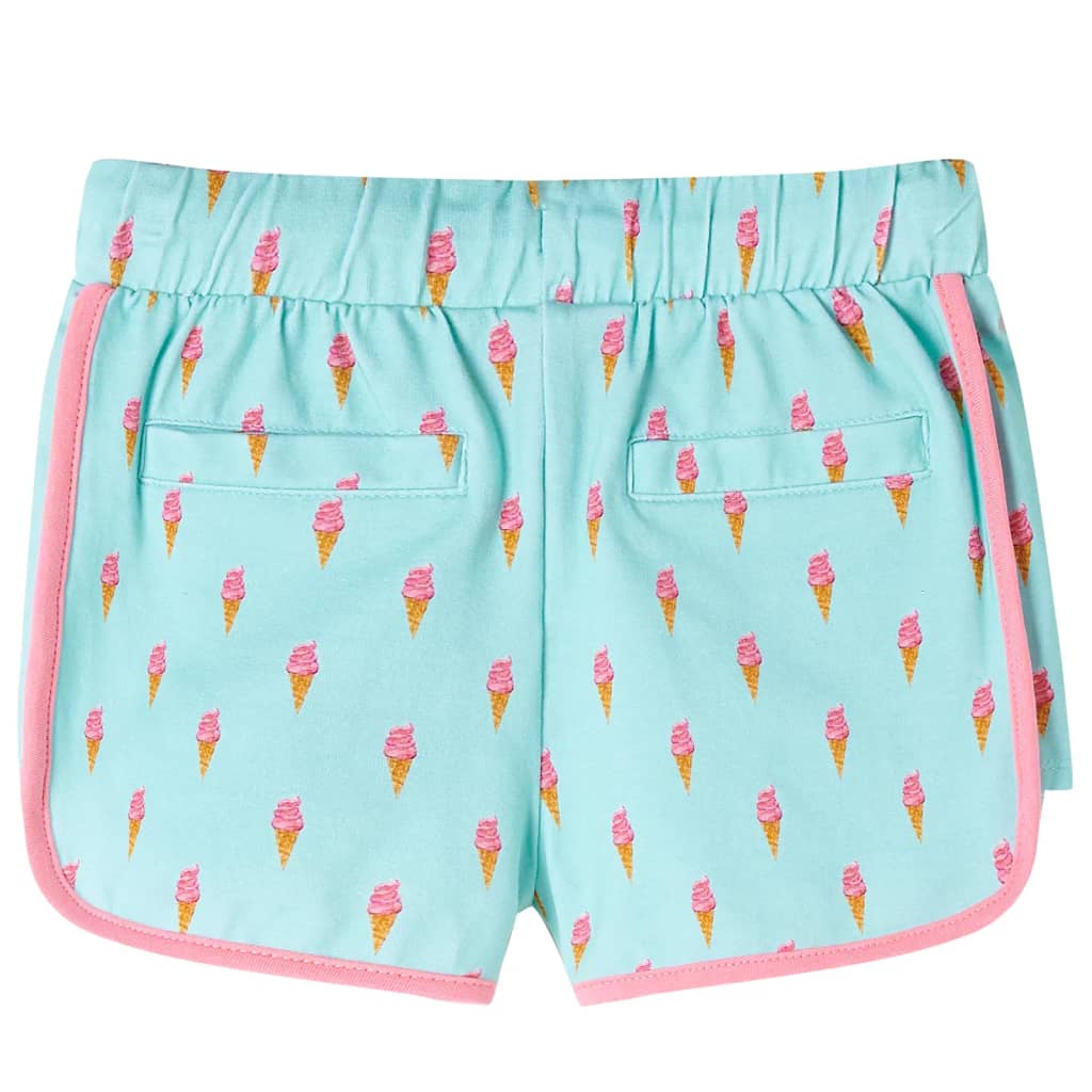 Vidaxl kindershorts met trekkoord 104 lichtmintkleurig