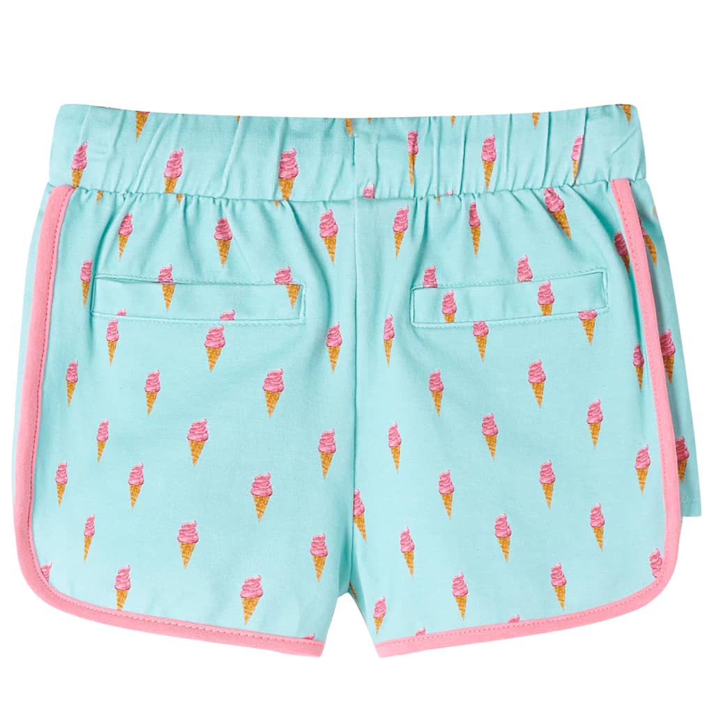 Vidaxl kindershorts met trekkoord 140 lichtmintkleurig