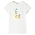 Vidaxl kindershirt 128 ecru