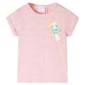 Vidaxl kindershirt 116 lichtroze