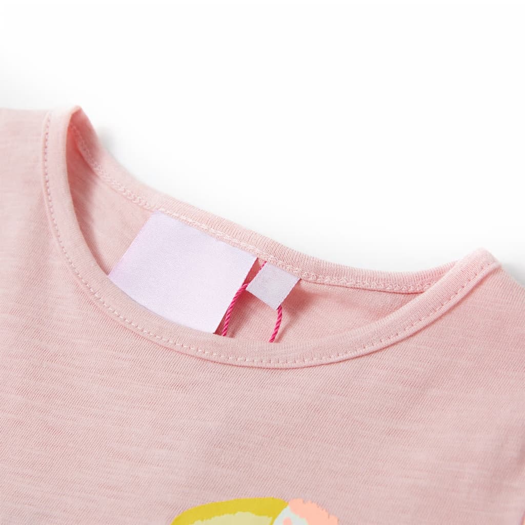 Vidaxl kindershirt 116 lichtroze