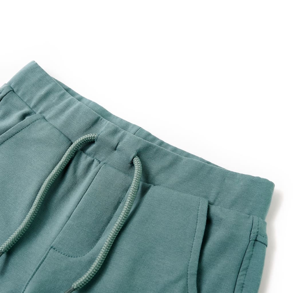 Vidaxl kindershorts met trekkoord 104 oudpetrol