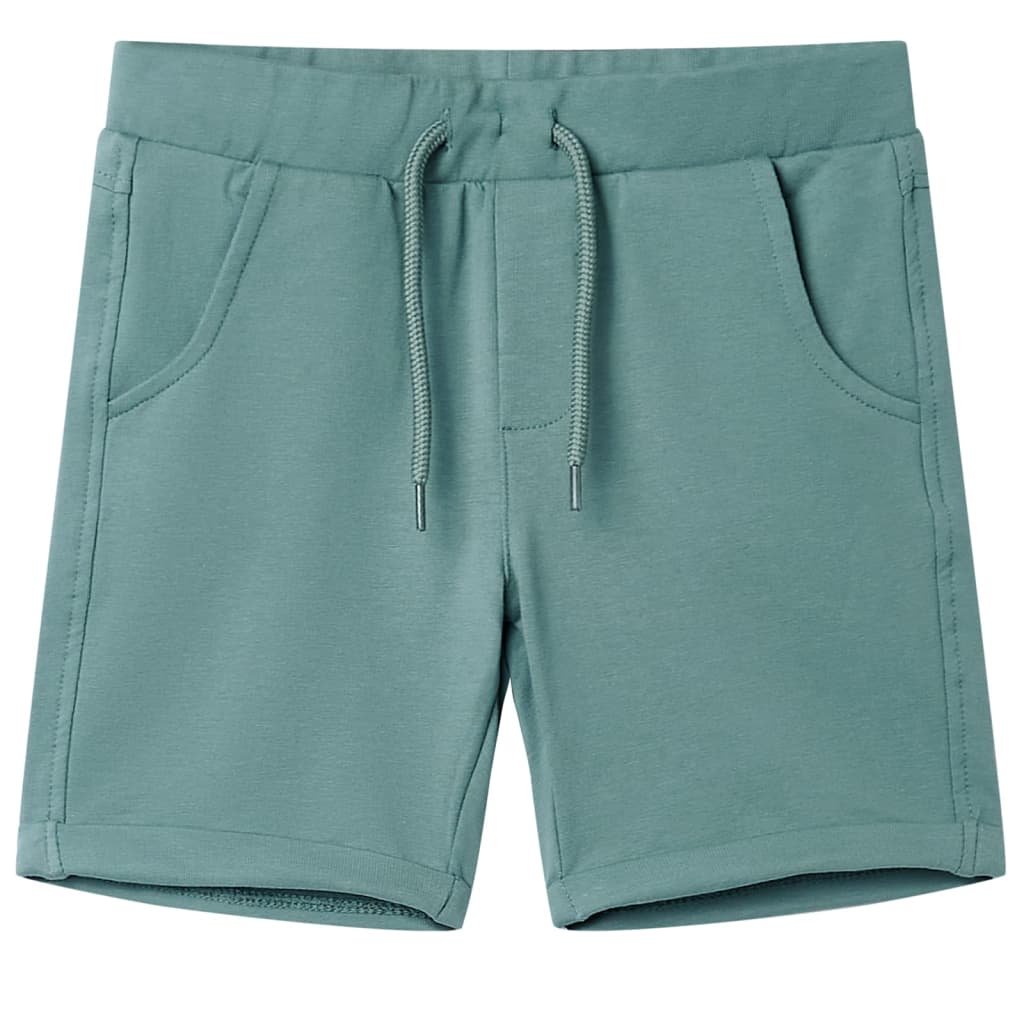 Vidaxl kindershorts met trekkoord 116 oudpetrol