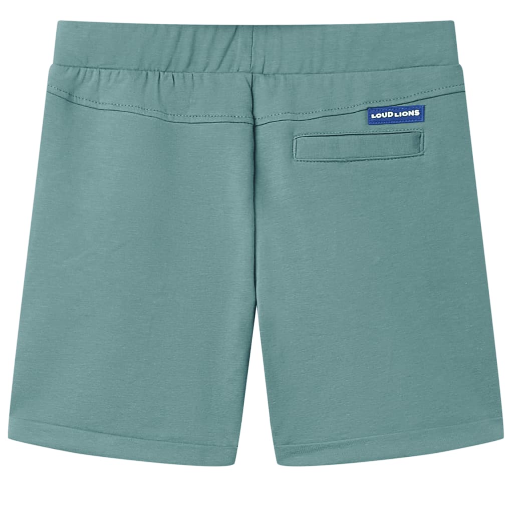 Vidaxl kindershorts met trekkoord 140 oudpetrol
