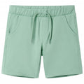 Vidaxl kindershorts met trekkoord 128 lichtkaki