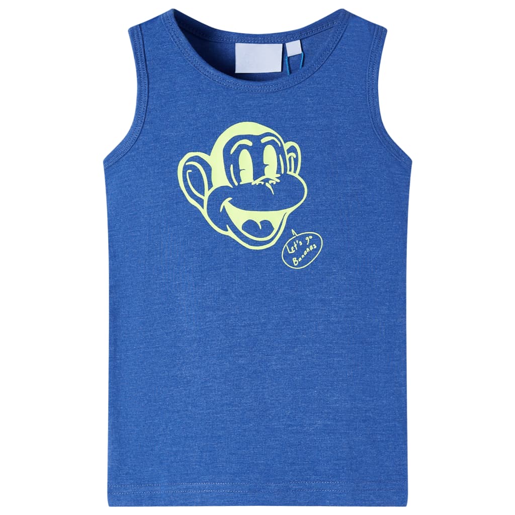 Vidaxl kindertopje 104 gemêleerd blauw