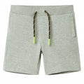 Vidaxl kindershorts met trekkoord 128 gemêleerd lichtkakikleurig