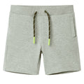 Vidaxl kindershorts met trekkoord 140 gemêleerd lichtkakikleurig