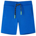 Vidaxl kindershort met trekkoord 128 blauw