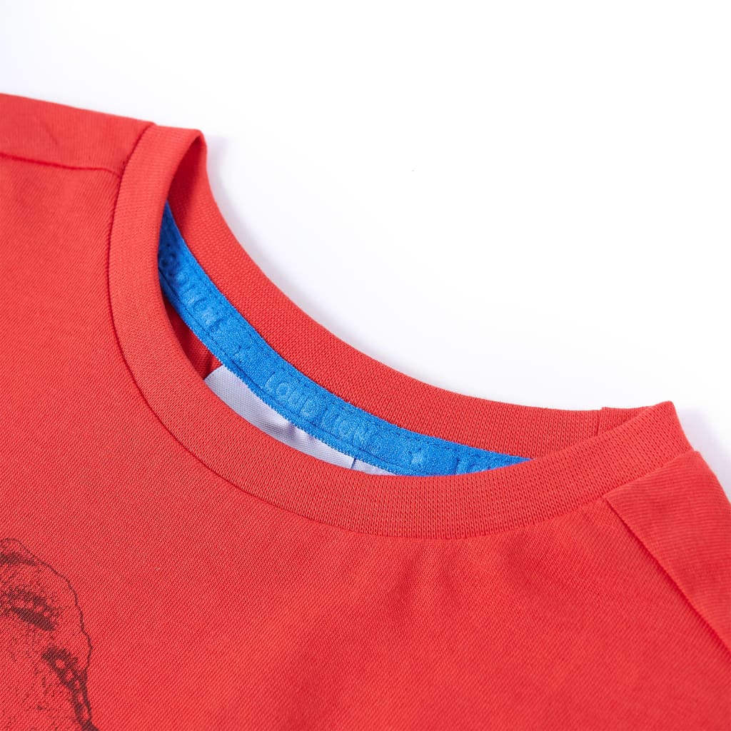 Vidaxl kindershirt 128 rood