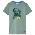 Vidaxl kindershirt 140 kakikleurig