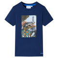 Vidaxl kindershirt 116 donkerblauw