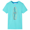 Vidaxl kindershirt met korte mouwen 140 zeeblauw