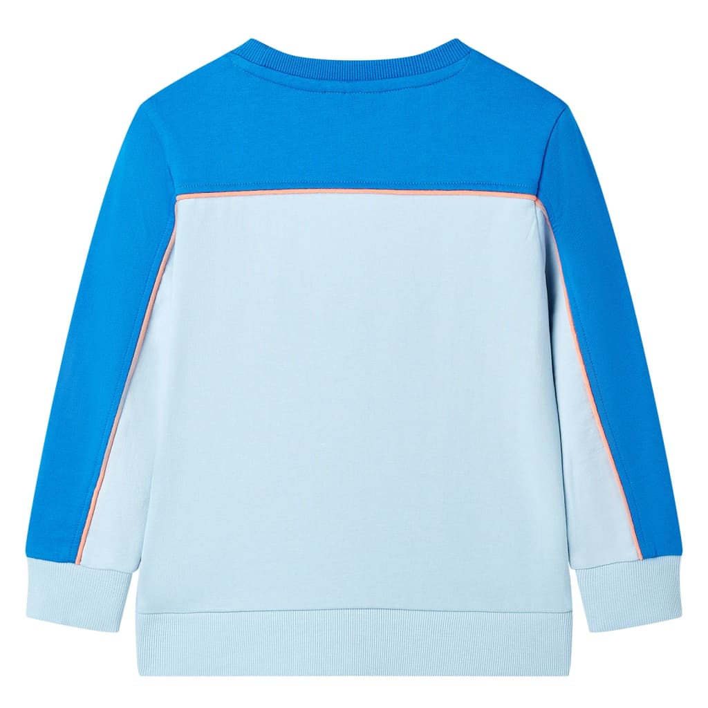 Vidaxl kindertrui 140 felblauw en lichtblauw
