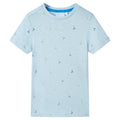 Vidaxl kindershirt 116 lichtblauw