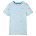 Vidaxl kindershirt 140 lichtblauw