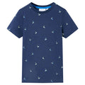 VidaXL Kindershirt 104 donkerblauw