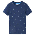 Vidaxl kindershirt 128 donkerblauw