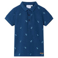 Vidaxl kinderpoloshirt 116 donkerblauw