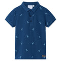 Vidaxl kinderpoloshirt 140 donkerblauw