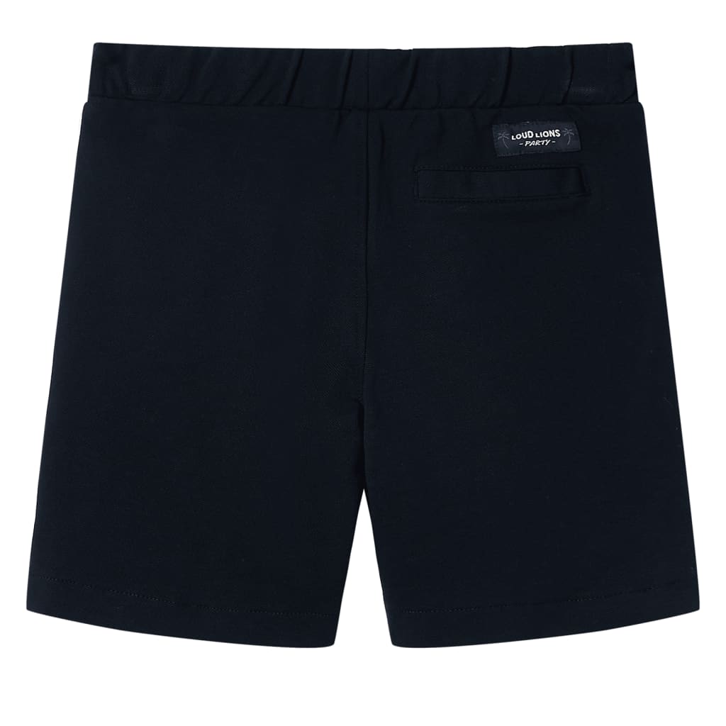 Vidaxl kindershorts met trekkoord 128 marineblauw