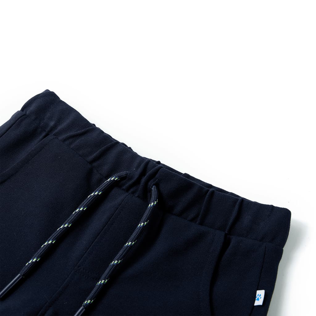 Vidaxl kindershorts met trekkoord 128 marineblauw