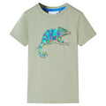 Vidaxl kindershirt met korte mouwen 116 lichtkakikleurig