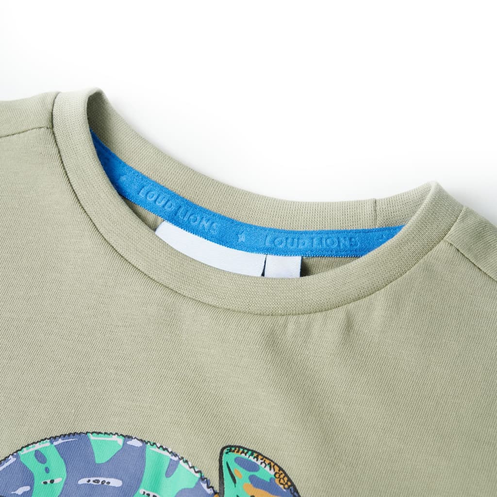 Vidaxl kindershirt met korte mouwen 116 lichtkakikleurig