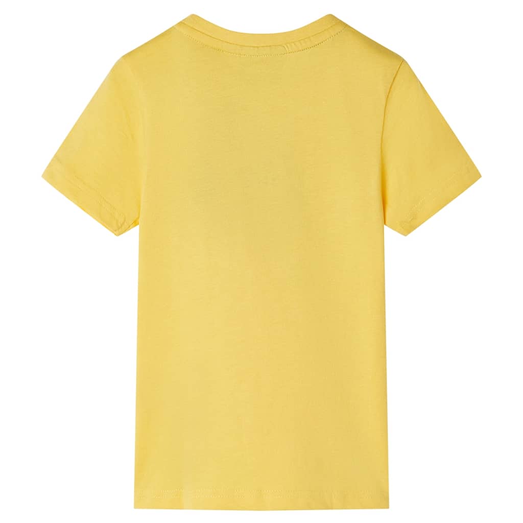 Vidaxl kindershirt met korte mouwen 104 lichtokerkleurig