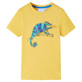 Vidaxl kindershirt met korte mouwen 140 lichtokerkleurig