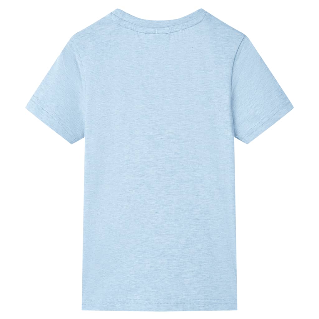 Vidaxl kindershirt 140 gemêleerd zachtblauw