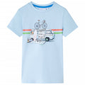 Vidaxl kindershirt 116 lichtblauw