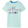 Vidaxl kindershirt 140 lichtmint