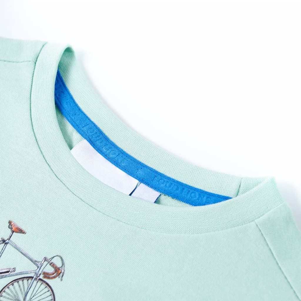 Vidaxl kindershirt 140 lichtmint