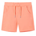 Vidaxl kindershorts met trekkoord 128 neonoranje