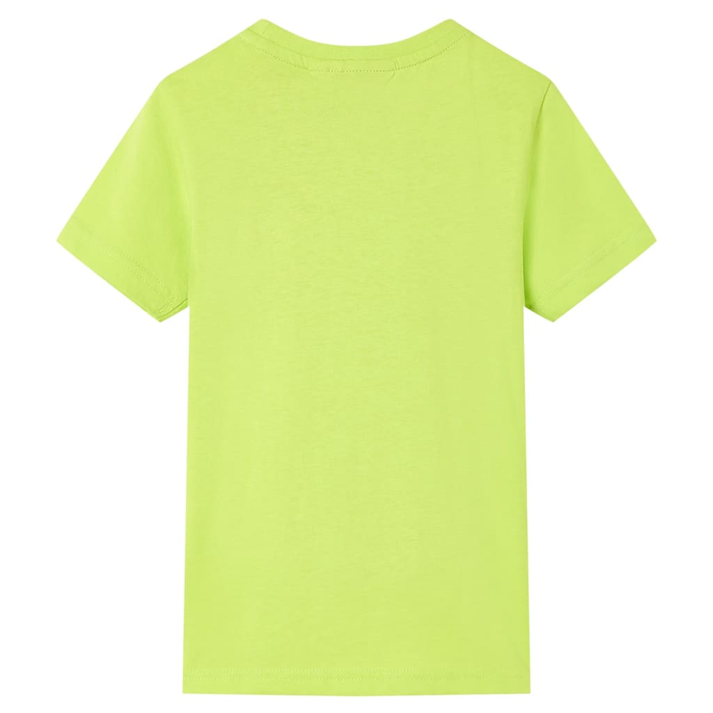 VidaXL Kindershirt 128 limoengroen