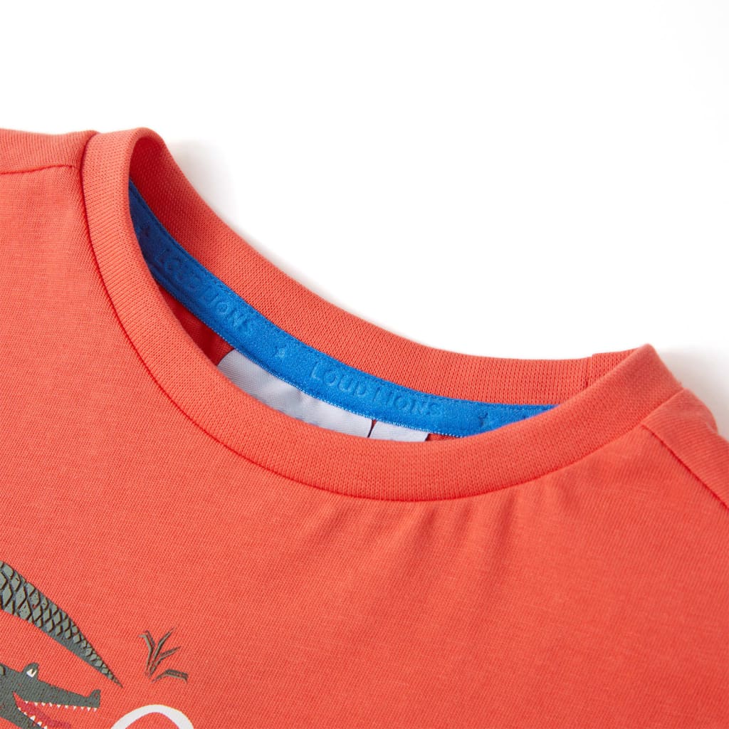 Vidaxl kindershirt met korte mouwen 140 lichtrood