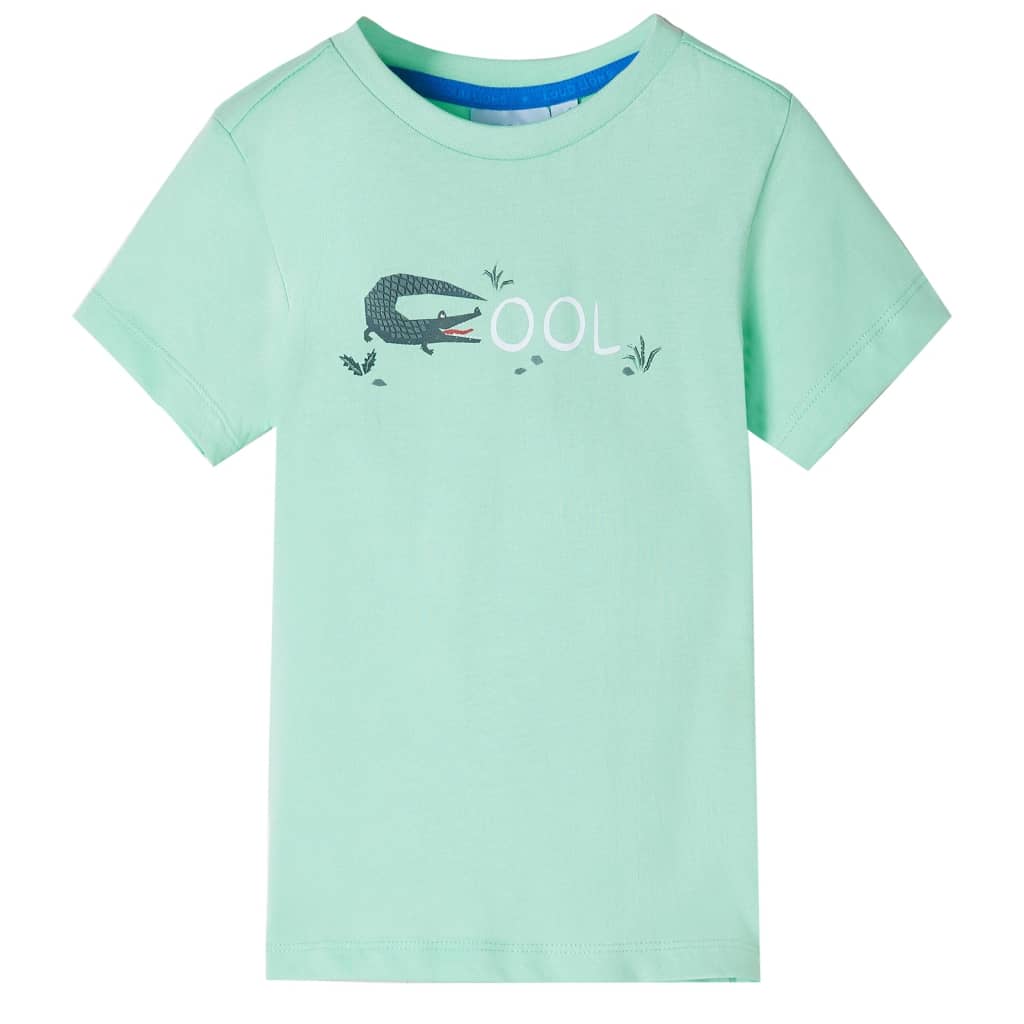 Vidaxl kindershirt met korte mouwen 92 lichtgroen