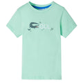 Vidaxl kindershirt met korte mouwen 92 lichtgroen