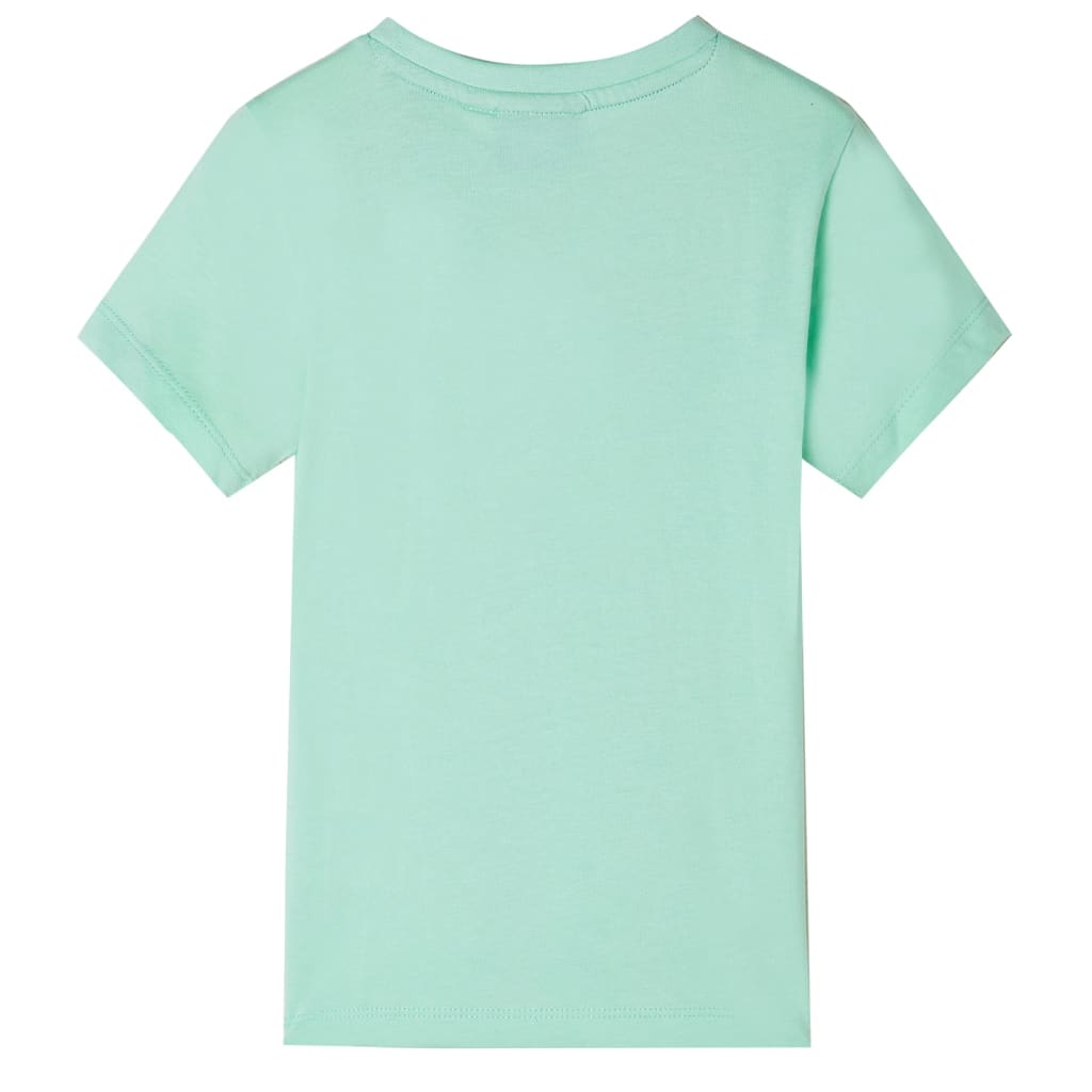 Vidaxl kids't-shirt with short sleeves light green 140 green 92