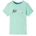 Vidaxl kindershirt met korte mouwen 128 lichtgroen