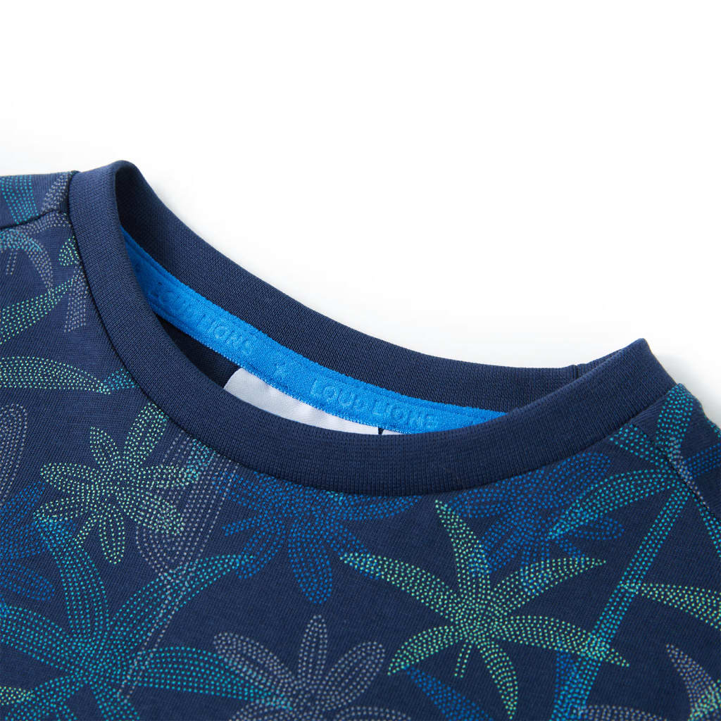 Vidaxl kindershirt 104 marineblauw