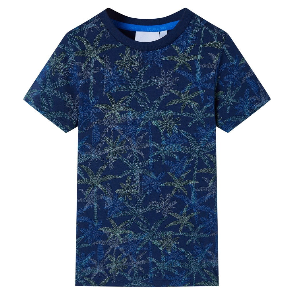 Vidaxl kindershirt 128 marineblauw
