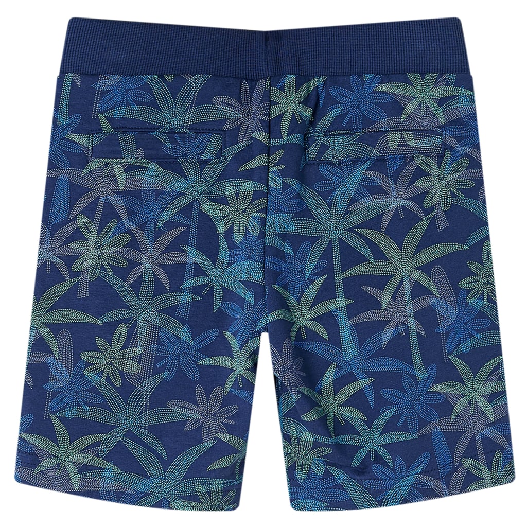 Vidaxl kindershorts met trekkoord 116 marineblauw