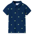 VidaXL Kinderpoloshirt 92 marineblauw