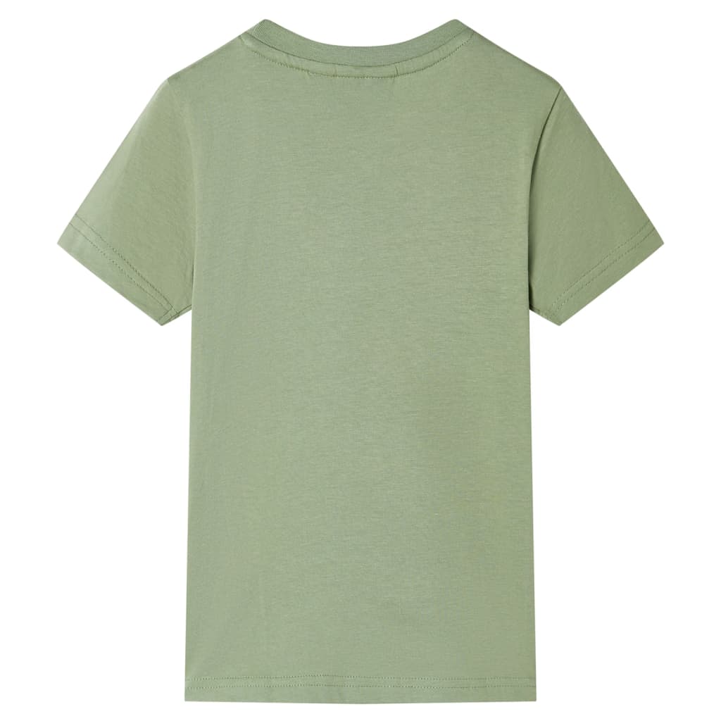 Vidaxl kindershirt met korte mouwen 116 lichtkakikleurig
