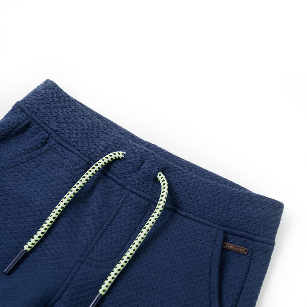 Vidaxl kindershorts met trekkoord 128 donkerblauw