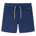 Vidaxl kindershorts met trekkoord 140 donkerblauw